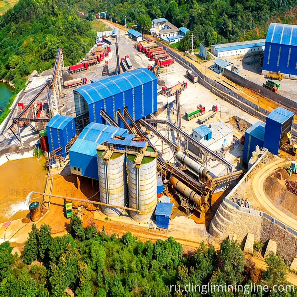 Large-Scale Sand Gravel Processing Line